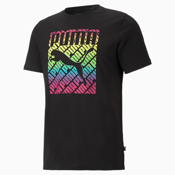 Pride Men's  T-shirt, Puma Black