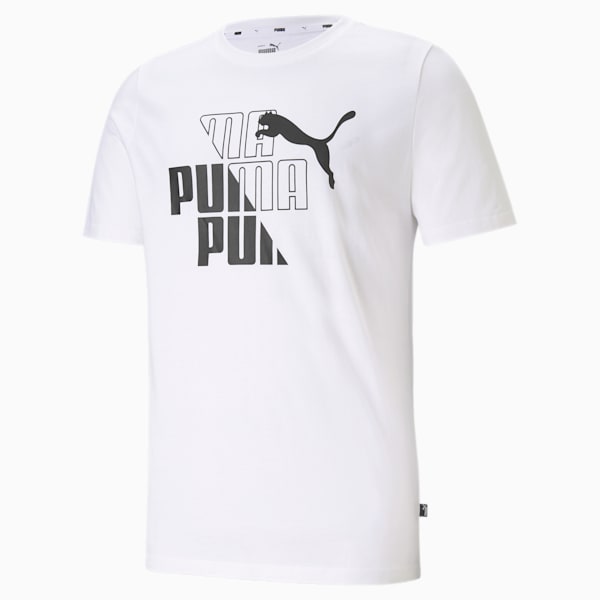 Graphic Men's  T-shirt, Puma White
