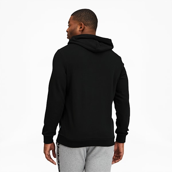 Graphic Men's Hoodie, Puma Black, extralarge