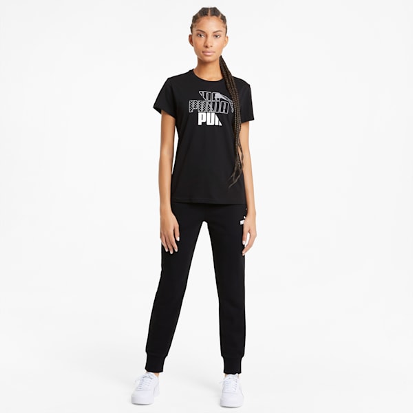 Graphic Women's  T-shirt, Puma Black