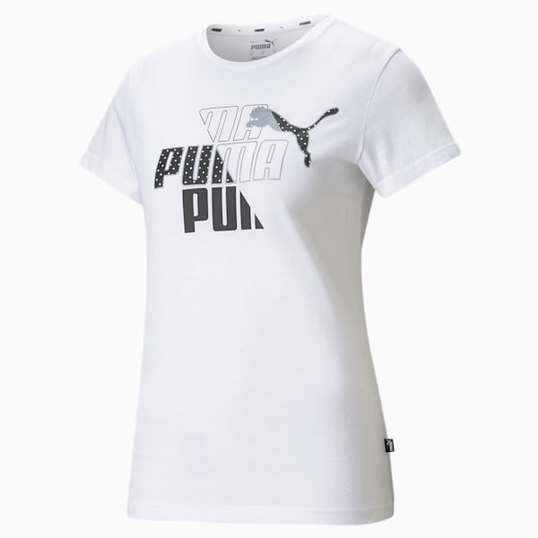 Graphic Women's  T-shirt, Puma White, extralarge-IND