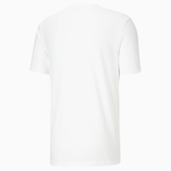 Boston Men's City Tee, Puma White-Navy-High Risk Red, extralarge