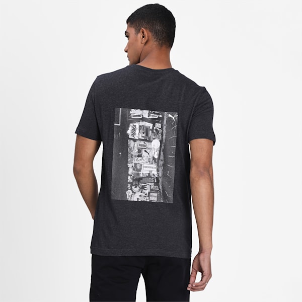 PUMA Graphic Men's T-Shirt, Dark Gray Heather, extralarge-IND