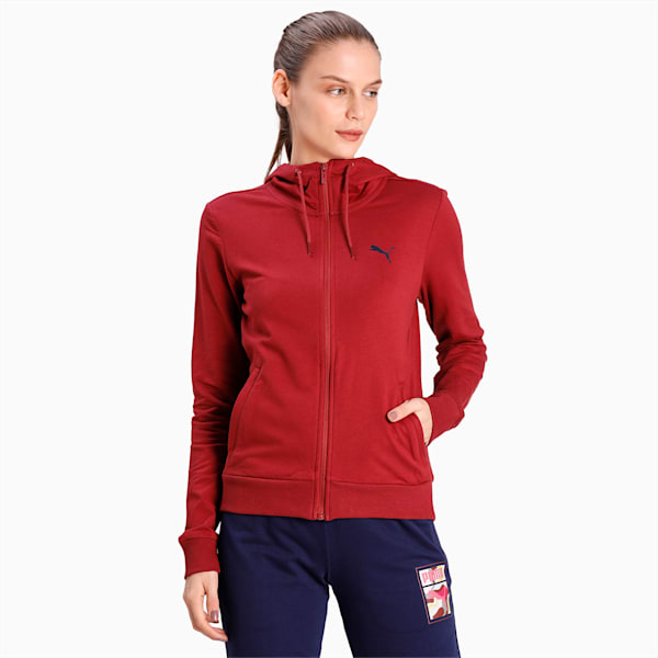 PUMA 1948 Box Graphic Women's Jacket, Burnt Russet, extralarge-IND