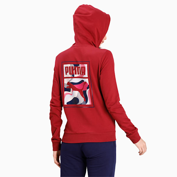 PUMA 1948 Box Graphic Women's Jacket, Burnt Russet, extralarge-IND