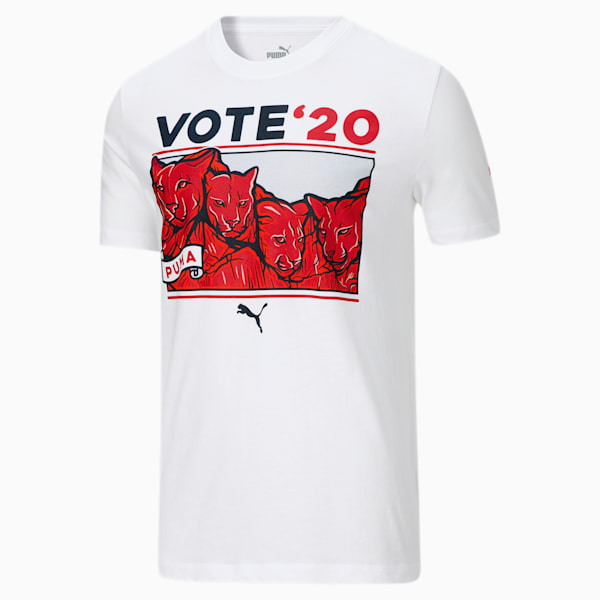 Election Day Men's Tee, Puma White, extralarge