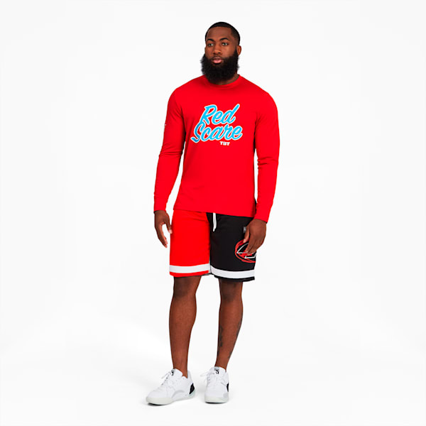 TBT Men's Long Sleeve Team Tee, High Risk Red, extralarge