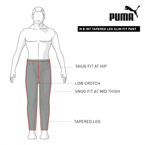 PUMA Men's Tape Sweatpants, Puma Black