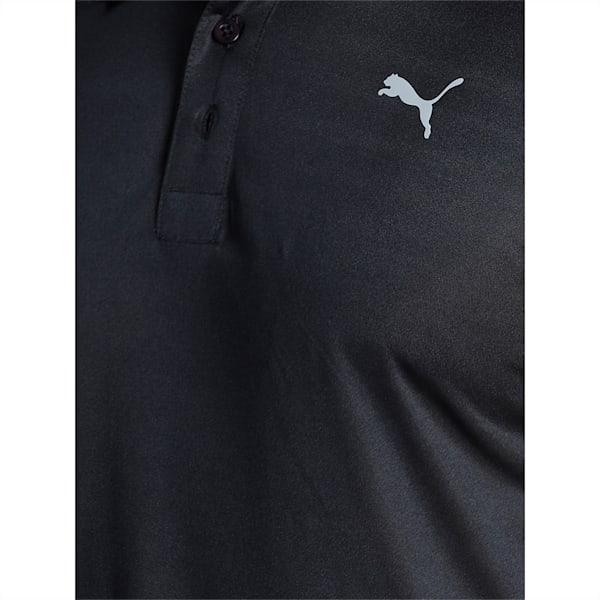 Active Polyester Slim Fit Men's Polo, Puma Black
