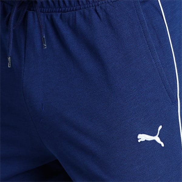 Slub Men's Slim Shorts, Elektro Blue, extralarge-IND