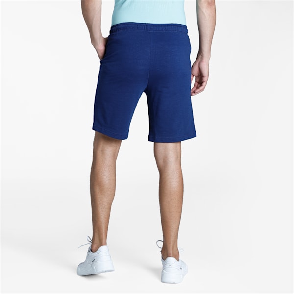 Slub Men's Slim Shorts, Elektro Blue, extralarge-IND