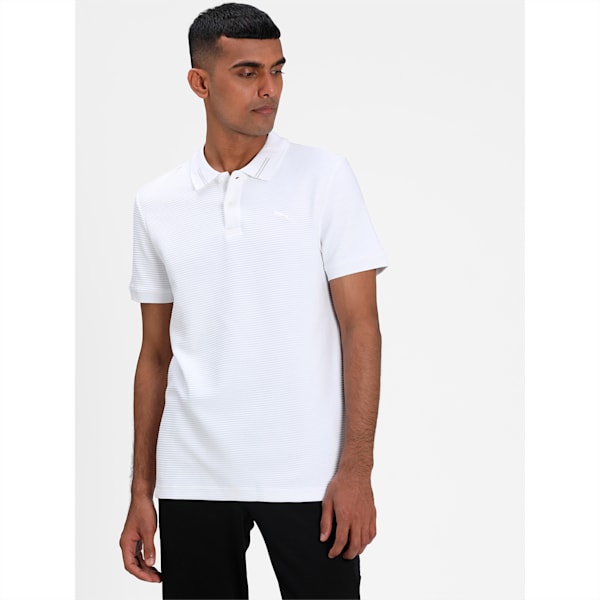 Ottoman Men's Polo, Puma White