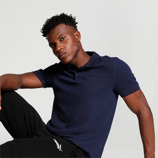 Ottoman Men's Slim Fit Polo, PUMA Navy, extralarge-IND