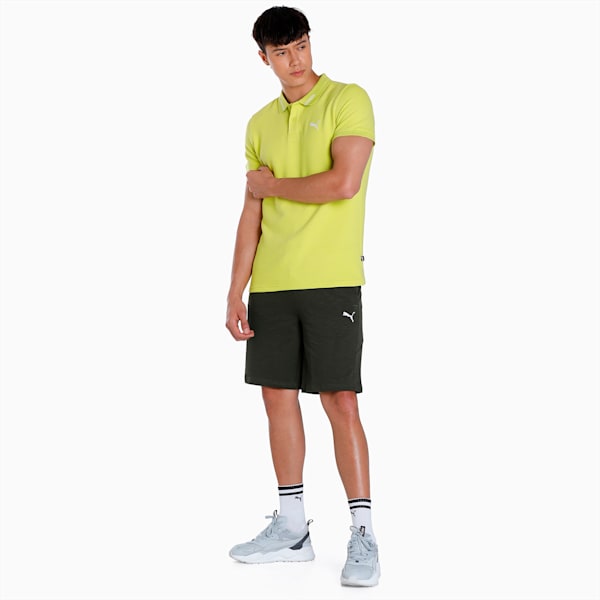 Ottoman Men's Slim Fit Polo, Olive Oil, extralarge-IND