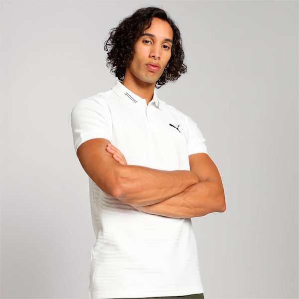 Ottoman Men's Slim Fit Polo, PUMA White-Cat, extralarge-IND