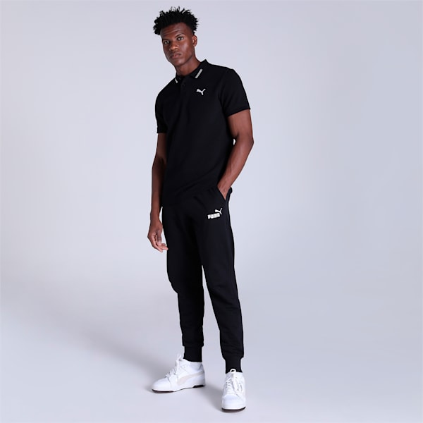 Ottoman Men's Slim Fit Polo, PUMA Black, extralarge-IND