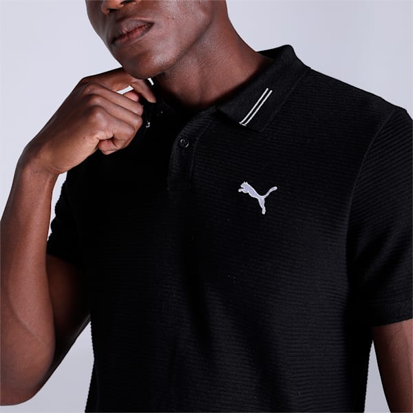 Ottoman Men's Slim Fit Polo, PUMA Black, extralarge-IND