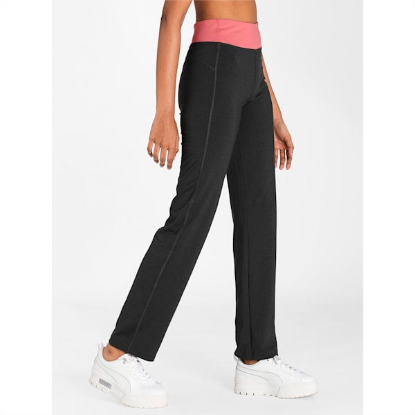 PUMA Straight Leg Women's Pants, Dark Gray Heather, extralarge-IND