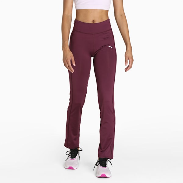 Women's Straight Leg Pants, Grape Wine, extralarge-IND