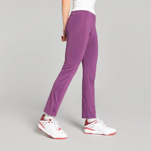 Women's Straight Leg Pants, Crushed Berry, extralarge-IND