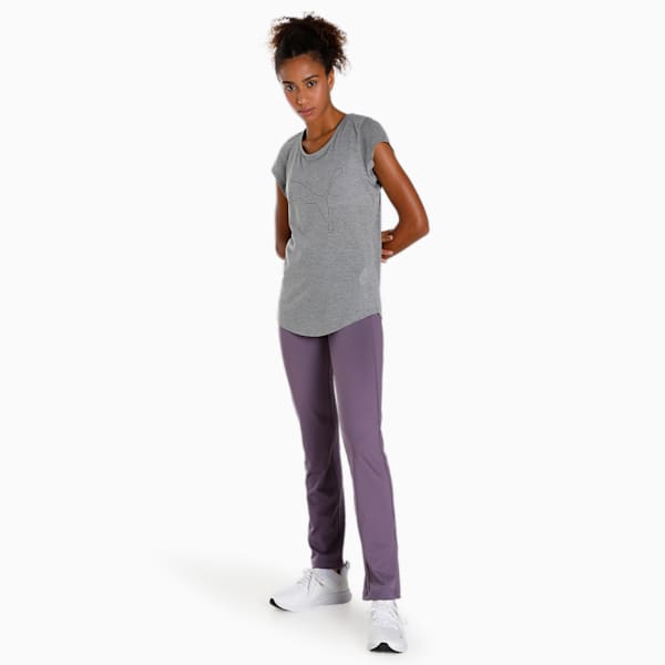 Women's Straight Leg Pants, Purple Charcoal, extralarge-IND