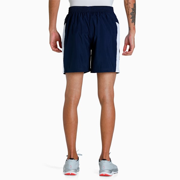 Zippered Woven Men's Regular Fit Shorts, Peacoat, extralarge-IND