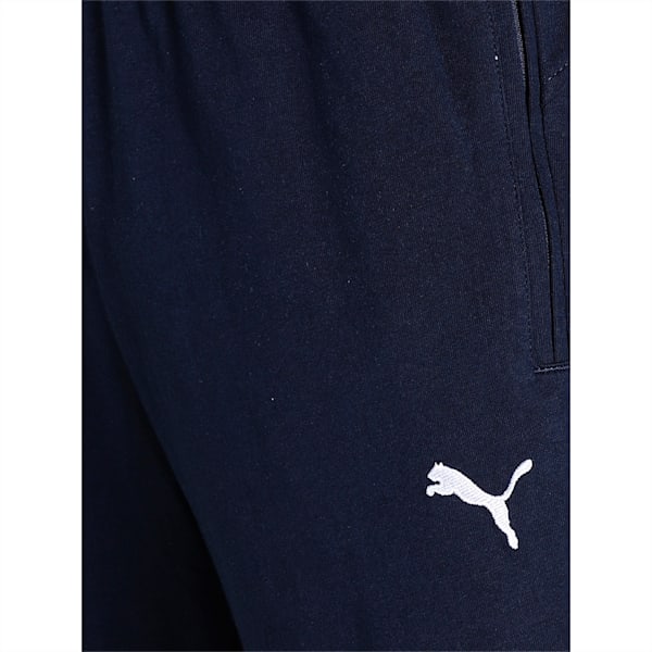 Zippered Jersey Men's Regular Fit Sweatpants, Peacoat, extralarge-IND