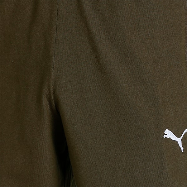 Zippered Jersey Men's Regular Fit Sweatpants, Deep Olive, extralarge-IND