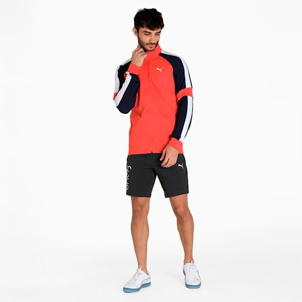 One8 Virat Kohli Men's Full Zip Jacket, Hot Coral