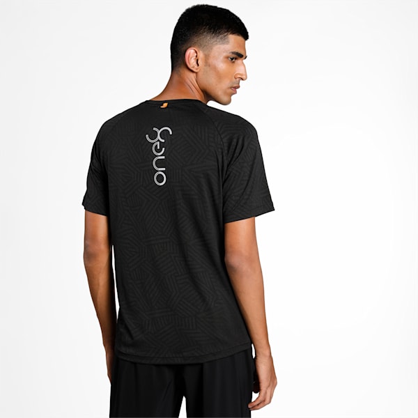 one8 Virat Kohli Mens Jacquard Slim T-Shirt, Puma Black