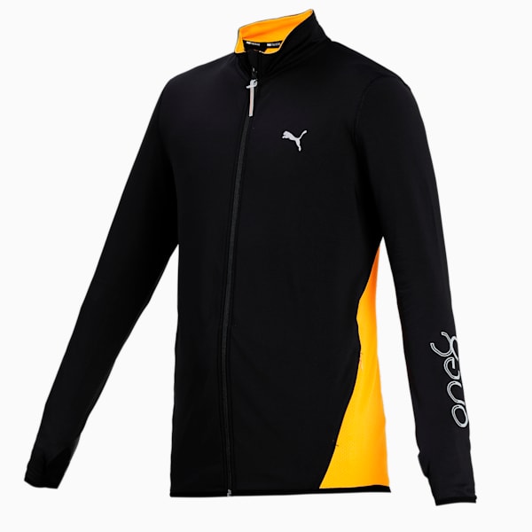 PUMA x one8 Men's Full Zip Jacket, Zinnia, extralarge-IND