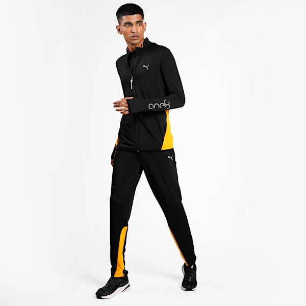 PUMA x one8 Men's Full Zip Jacket, Zinnia, extralarge-IND