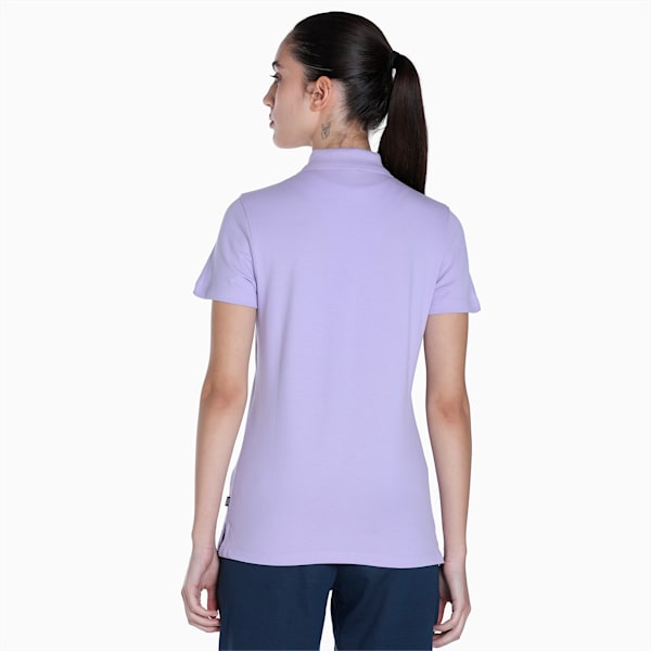 PUMA Women's Regular Fit Polo, Vivid Violet, extralarge-IND