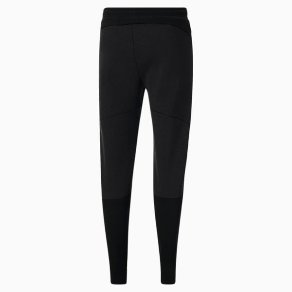 Evostripe Men's Sweatpants, Cotton Black Heather-Black, extralarge