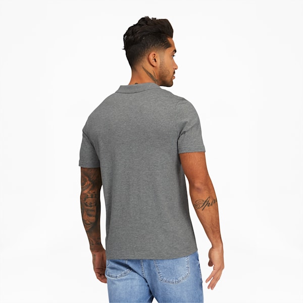 Essentials Men's Jersey Polo, Medium Gray Heather, extralarge