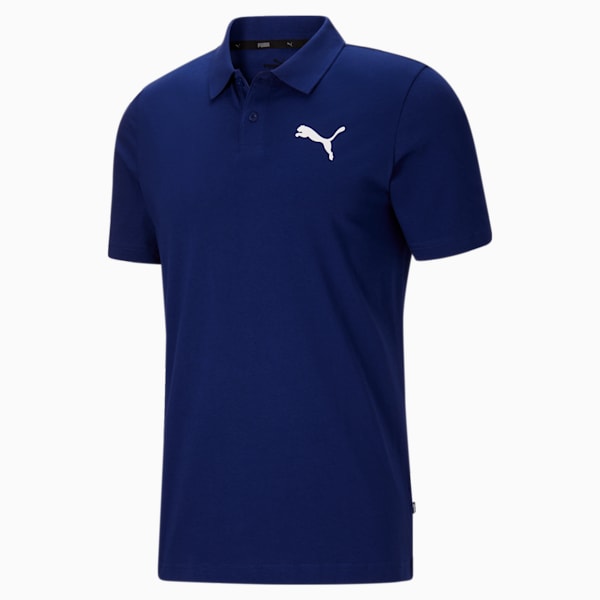 Essentials Men's Jersey Polo, Elektro Blue, extralarge