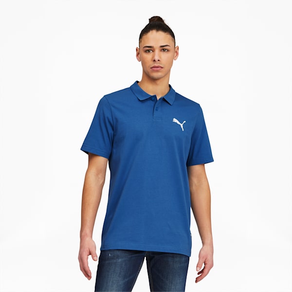 Essentials Men's Jersey Polo, Star Sapphire, extralarge