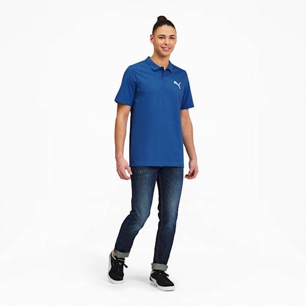 Essentials Men's Jersey Polo, Star Sapphire, extralarge