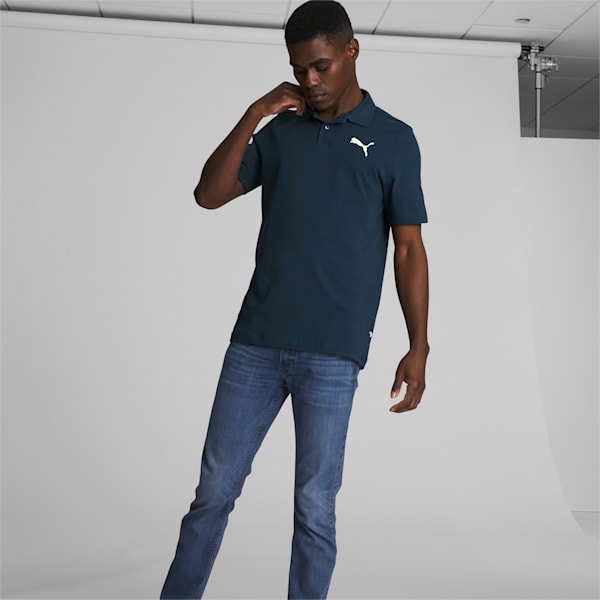 Essentials Men's Jersey Polo, Dark Night