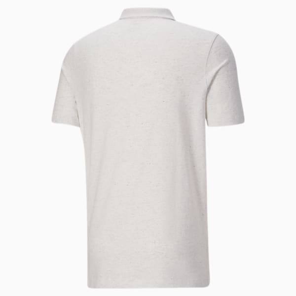 Essentials Men's Heather Polo, Puma White Heather, extralarge