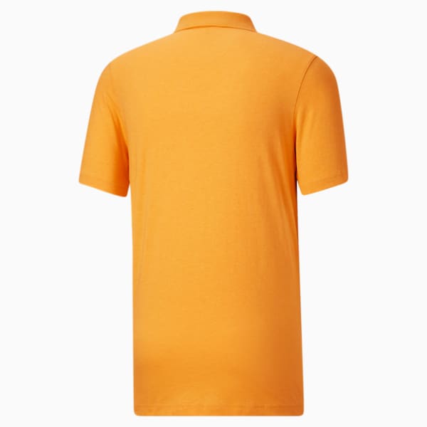 Essentials Men's Heather Polo, Tangerine Heather, extralarge