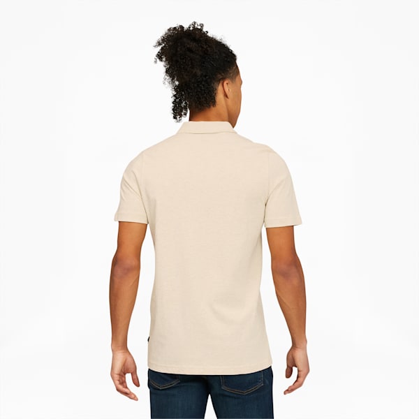 Essentials Men's Heather Polo, Putty Heather, extralarge