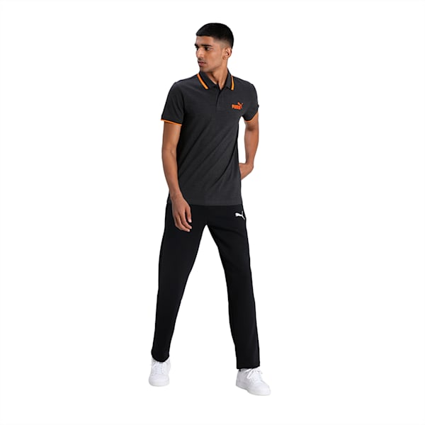 Men's Tipping Polo, Dark Gray Heather, extralarge-IND