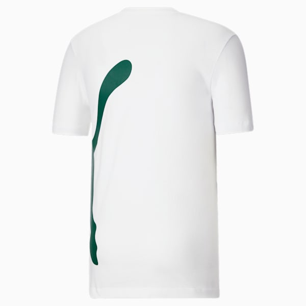 Oversized Logo Men's Tee, Puma White, extralarge