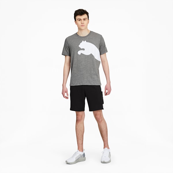 Oversized Logo Men's Tee, Medium Gray Heather, extralarge