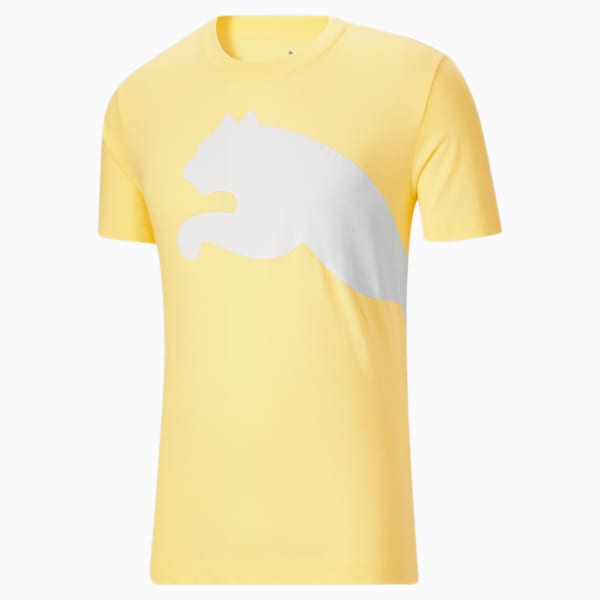 Oversized Logo Men's Tee, Yellow Pear, extralarge