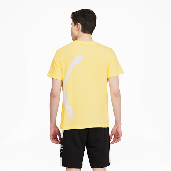 Oversized Logo Men's Tee, Yellow Pear, extralarge