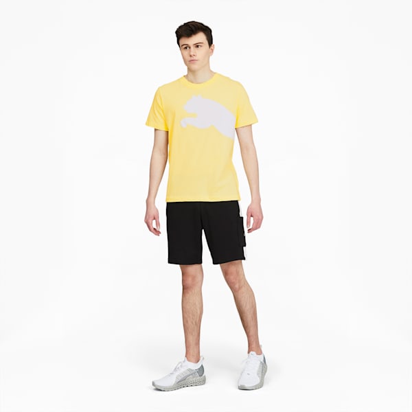 Oversized Logo Men's Tee, Yellow Pear, extralarge