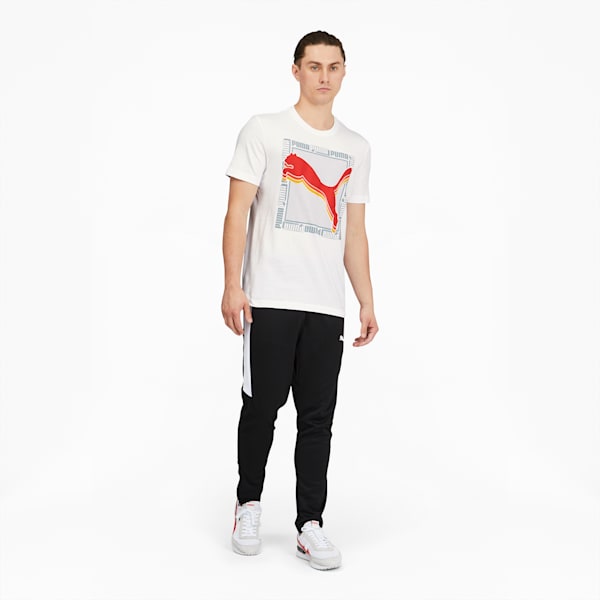 Illusion Men's Box Tee, Puma White, extralarge