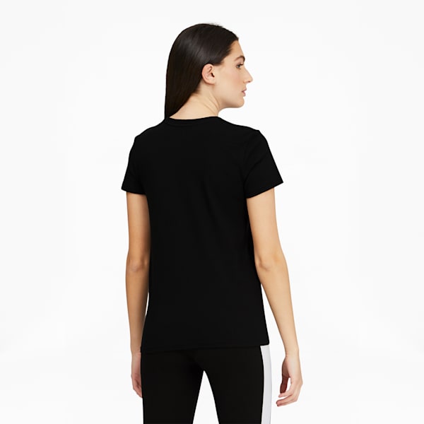 Camiseta Script para mujer, Puma Black, extralarge